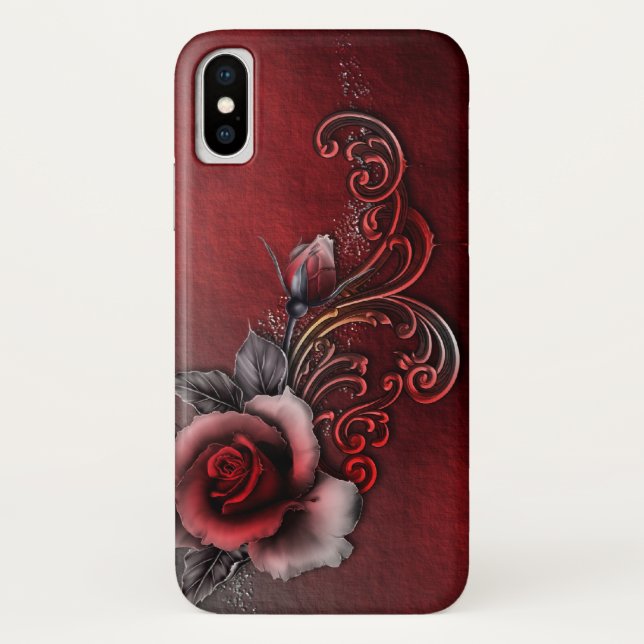 Rose - Fall iPhone X Case-Mate iPhone Hülle (Rückseite)