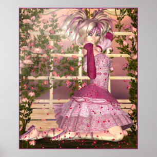 Rose Fantasy Art Poster