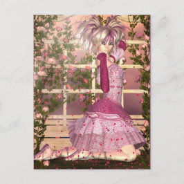 Rose Fantasy Art Postkarte