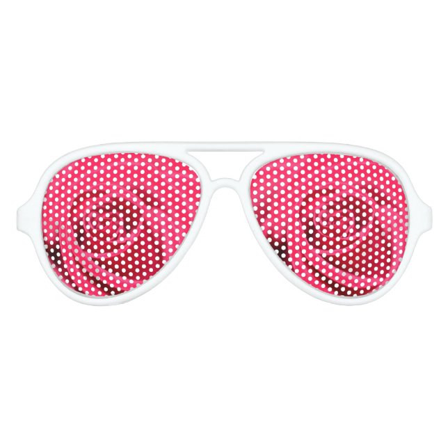 Rose farbig sonnenbrille (Vorderseite)