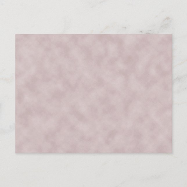 Rose farbige Pergament Textur Hintergrund Postkarte (Vorderseite)