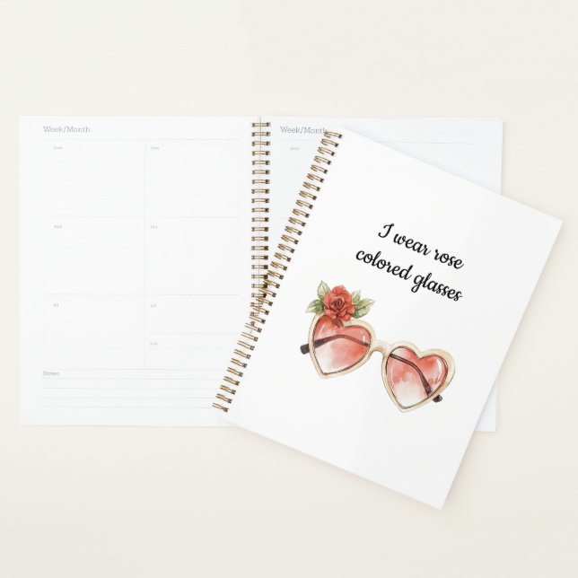 Rose Farbige Sonnenbrille Planer (Anzeige)