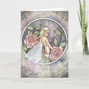Rose-Fee-Karte von Molly Harrison Karte