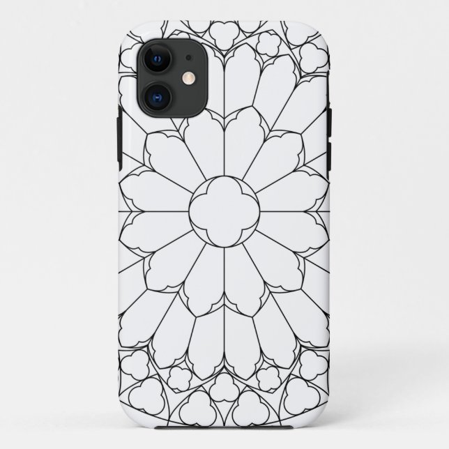 Rose Festglas Case-Mate iPhone Hülle (Rückseite)