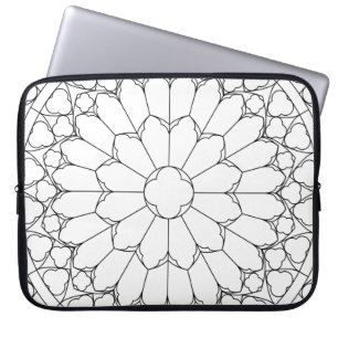 Rose Festglas Laptopschutzhülle