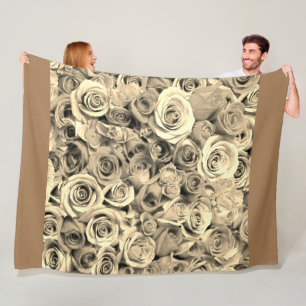 Rose Fleecedecke