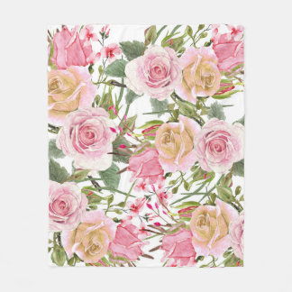 Rose Fleecedecke