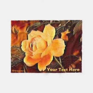 Rose Fleecedecke