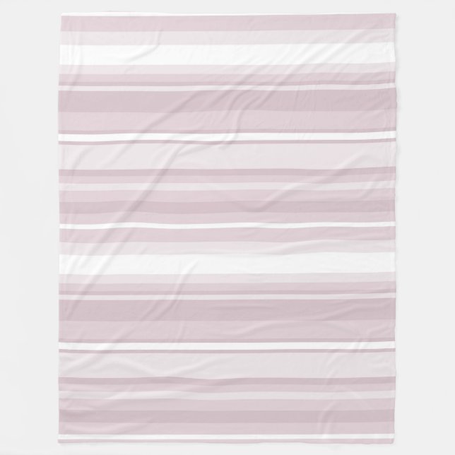 Rose Fleecedecke (Vorderseite)