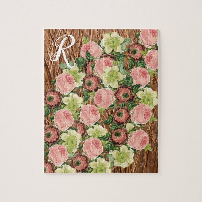 Rose Floral Jigsaw Puzzle Daisy (Vertikal)