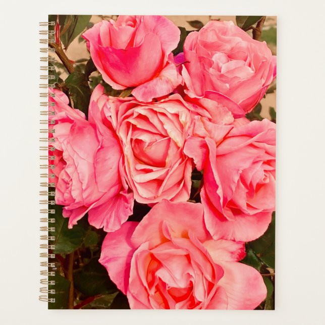 Rose Floral Planner Planer (Vorderseite)