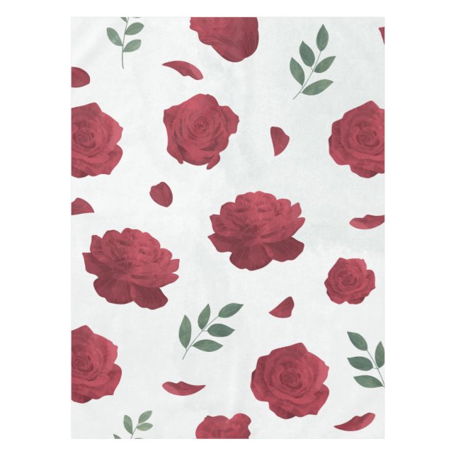 Rose Floral Tablecloth Tischdecke (Vorderseite)