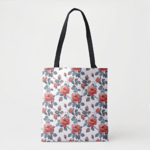 Rose floral Totbeutel
