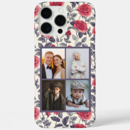 Rose Foto Collage iPhone Case für Urlaubsgeschenk