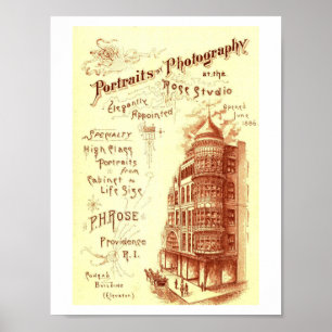 Rose Fotografie, Providence RI Vintage Poster