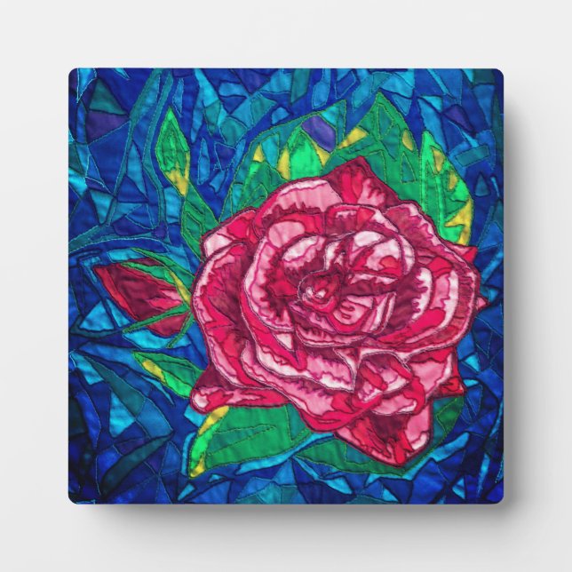 Rose Fotoplatte (Vorderseite)