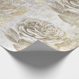 Rose Foxier Gold Pearly Metallic Geschenkpapier