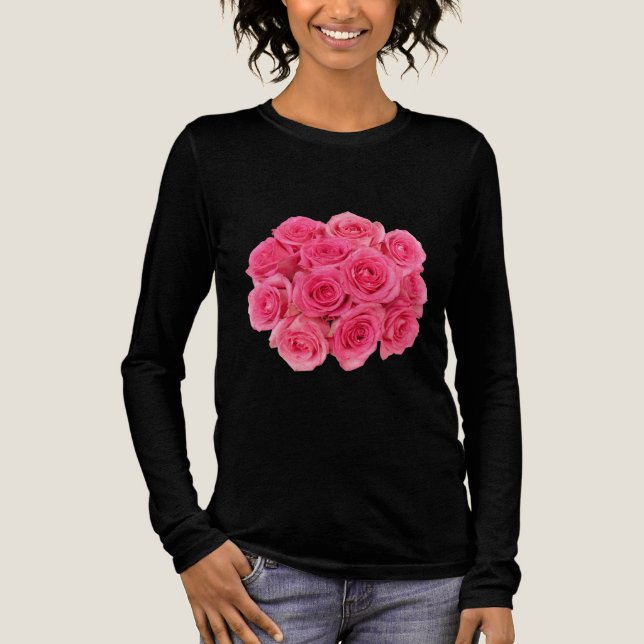 Rose Frauenhemd Tri-Blend Shirt (Vorderseite)