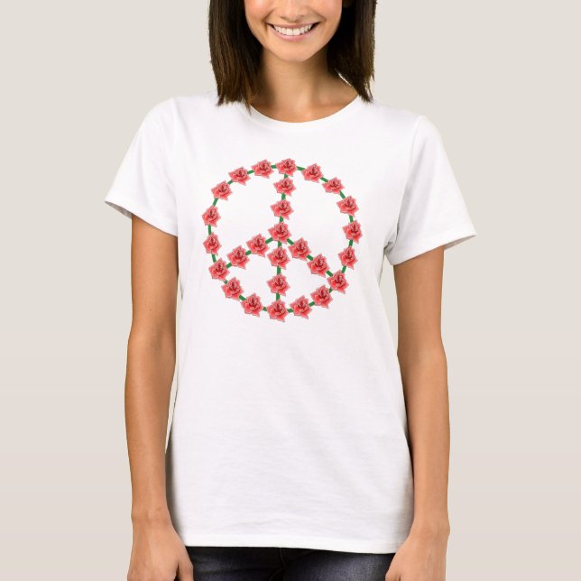 Rose Frieden T-Shirt (Vorderseite)