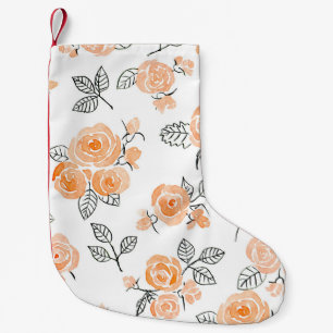 Rose für Aquarellbilder: Schwarz Kleiner Weihnachtsstrumpf