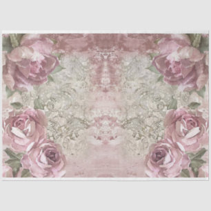 Rose für Design der Decoupage-Serie 19 Seidenpapier