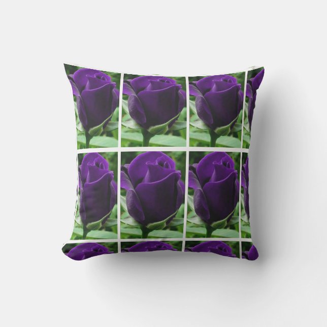 Rose für diese besondere Person Kissen Für Draußen (Vorderseite)