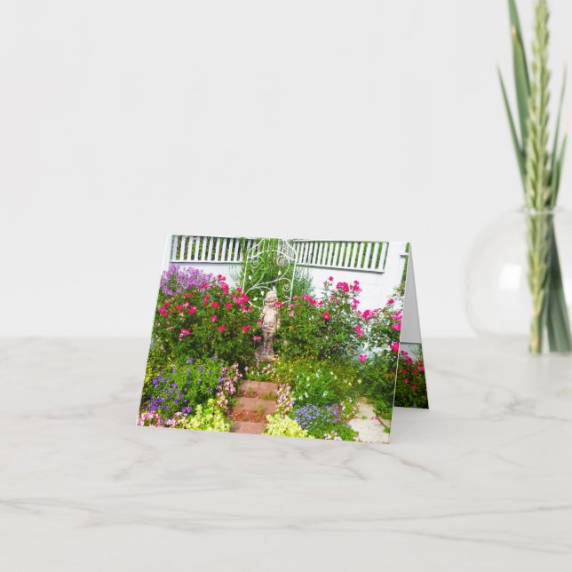 Rose für ein kleines Mädchen Karte (Vorderseite)