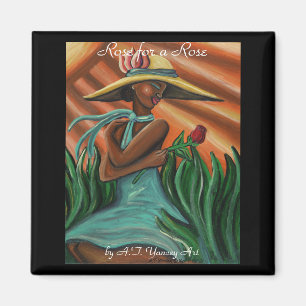 Rose für ein Rose-Magnet Magnet