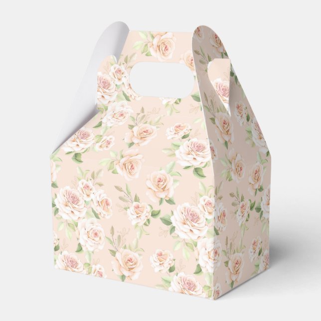 Rose für Gastgeschenk Geschenkschachtel (Vorderseite)