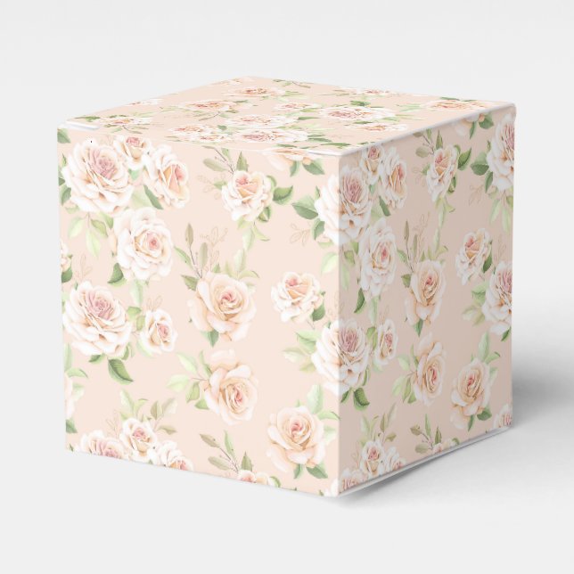 Rose für Gastgeschenk Geschenkschachtel (Vorderseite)