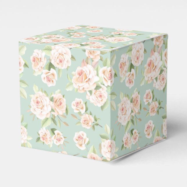Rose für Gastgeschenk Geschenkschachtel (Vorderseite)