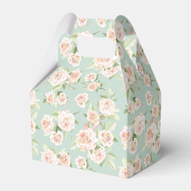 Rose für Gastgeschenk Geschenkschachtel (Vorderseite)