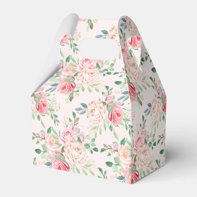 Rose für Gastgeschenk Geschenkschachtel (Vorderseite)