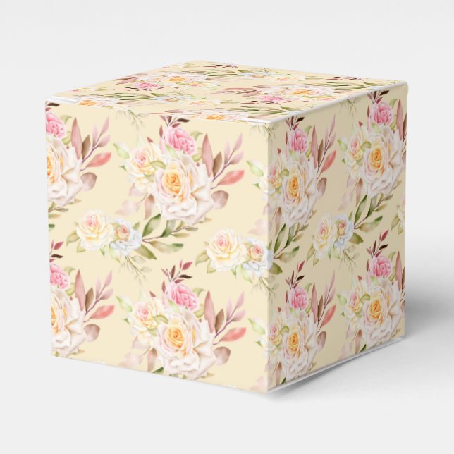Rose für Gastgeschenk Geschenkschachtel (Vorderseite)