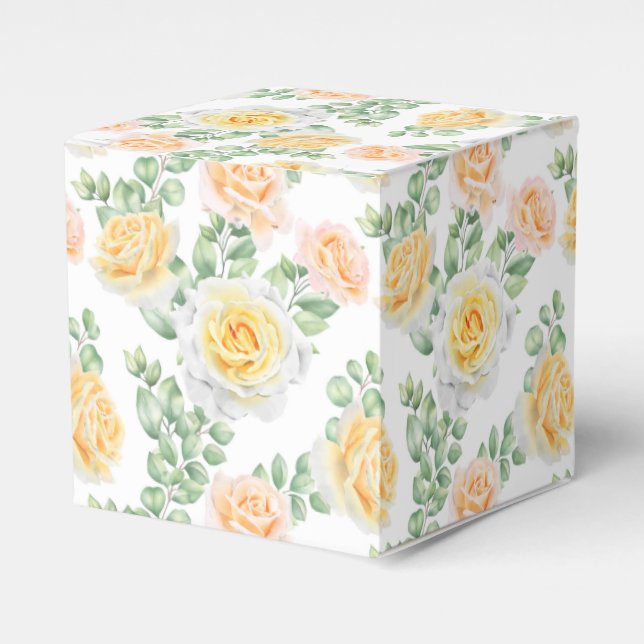 Rose für Gastgeschenk Geschenkschachtel (Vorderseite)
