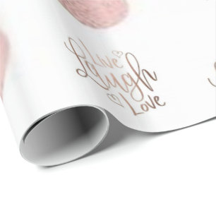 Rose für glänzende Wrapping Paper Live-Lagh-Liebe Geschenkpapier