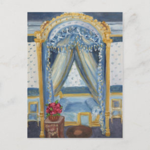 Rose für Josephine: Schloss Fontainebleau Postkarte