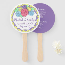 Rose für lila Zuckergüsse Blumenkuchen Fächer