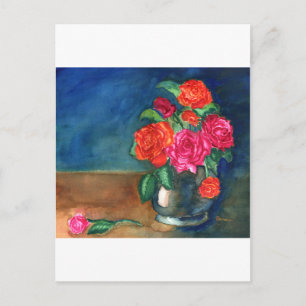 Rose für meine Liebe Postkarte