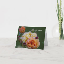 Rose für Muttertagskarte Karte