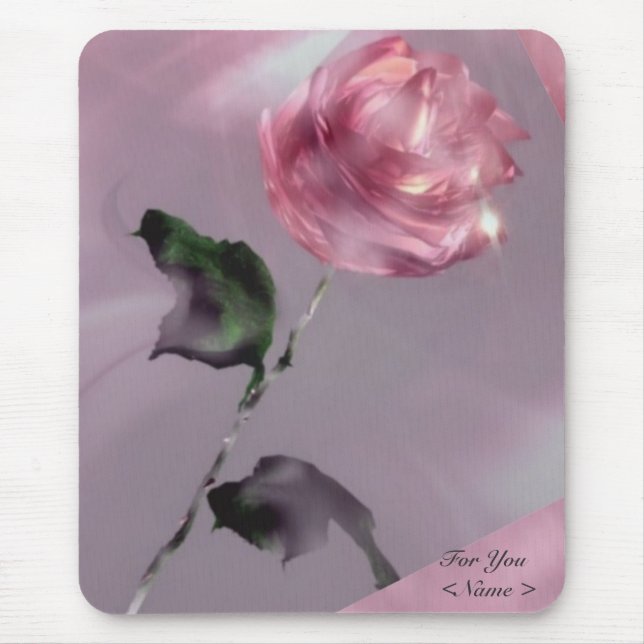 Rose für Sie Mousepad (Vorne)