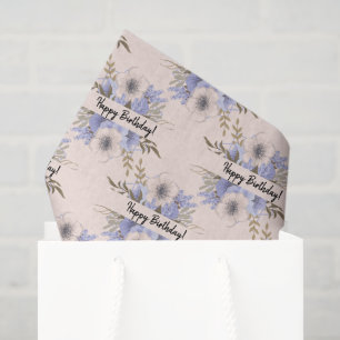 Rose für Violett und Pastell Seidenpapier