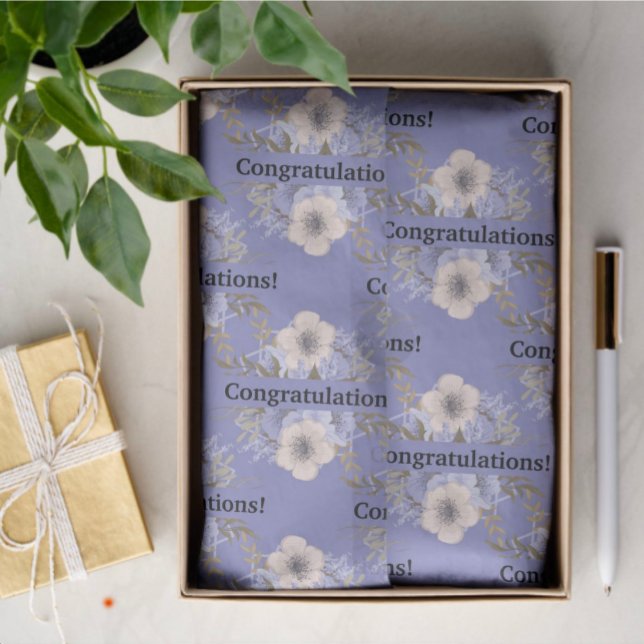 Rose für Violett und Pastell Seidenpapier (Pastel lavender background with wild rose pattern and template text. )