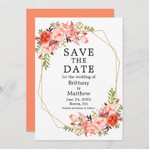 Rose für Wasserfarben Save The Date