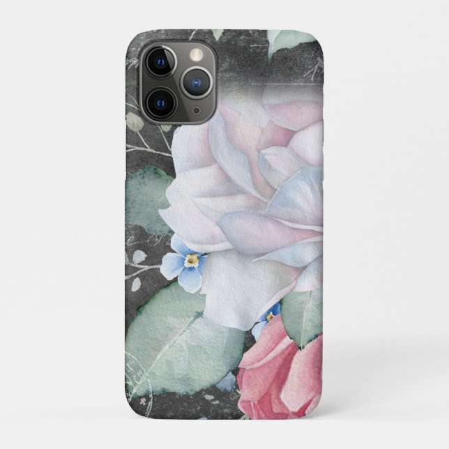 Rose für Wasserfarbenkarton Case-Mate iPhone Hülle (Rückseite)