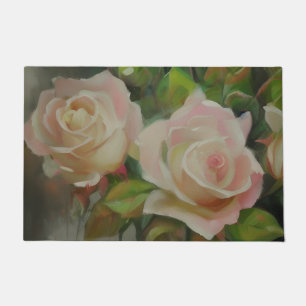 Rose Fußmatte