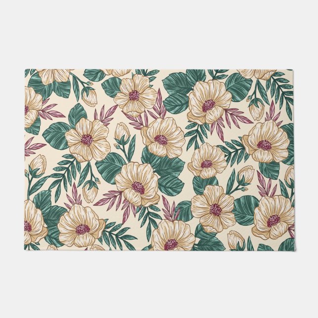 Rose Fußmatte (Vorderseite)