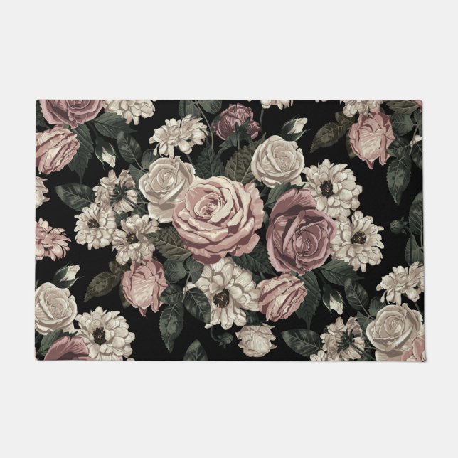 Rose Fußmatte (Vorderseite)