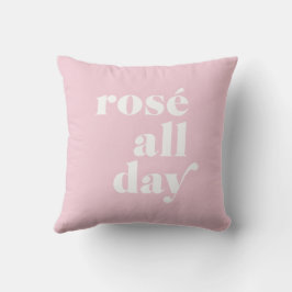 Rosé Ganztagsrosa Kissen