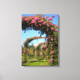 Rose Garden Arches of Elizabeth Park Canvas Print Leinwanddruck